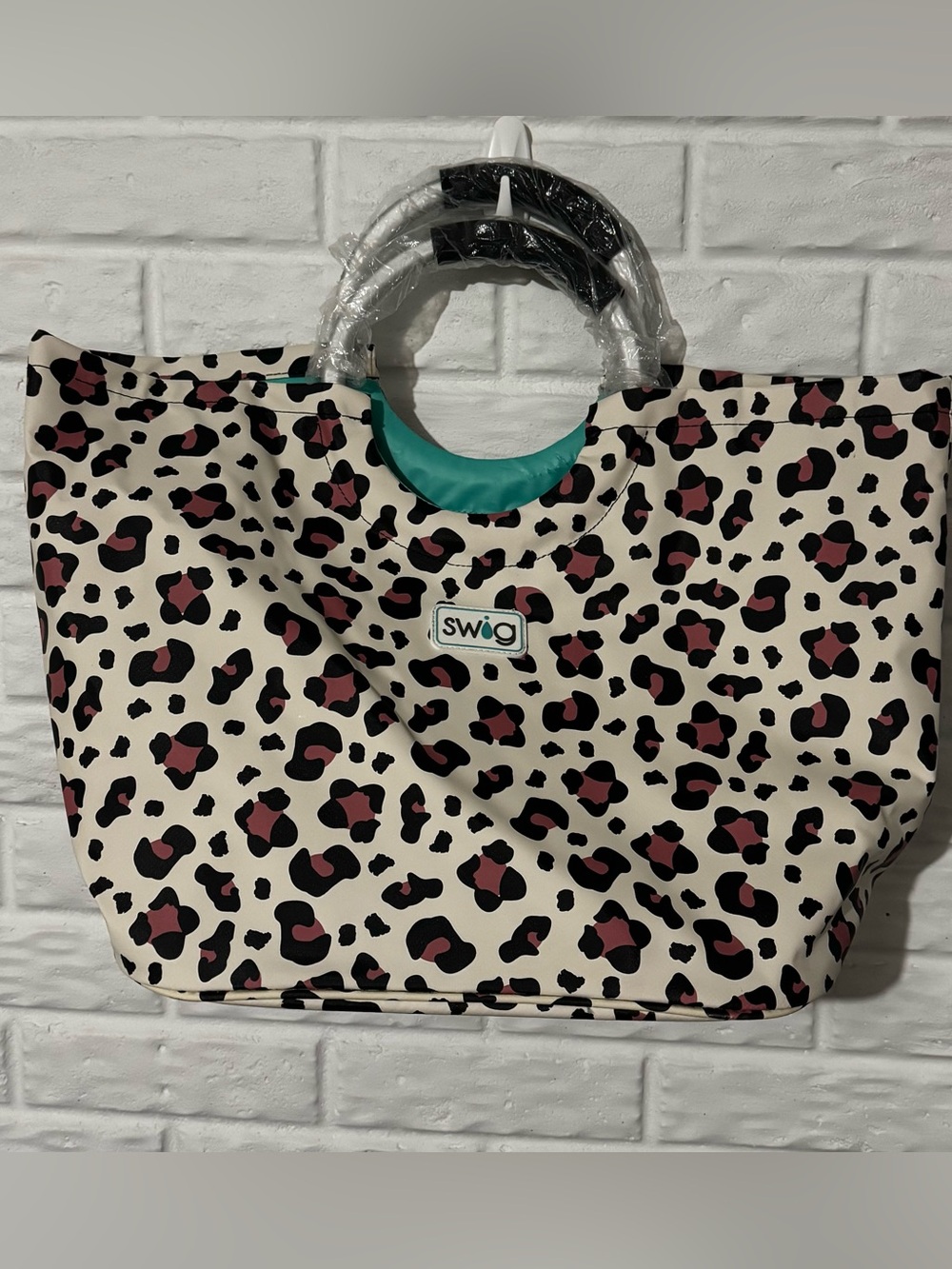 Swig Life Loopi Large Tote Bag Luxi Leopard Cheetah Beach Sports Mom Travel